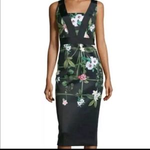 Ted Baker secret trellis summer dress size 8